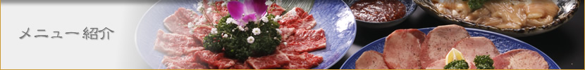 メニュー紹介